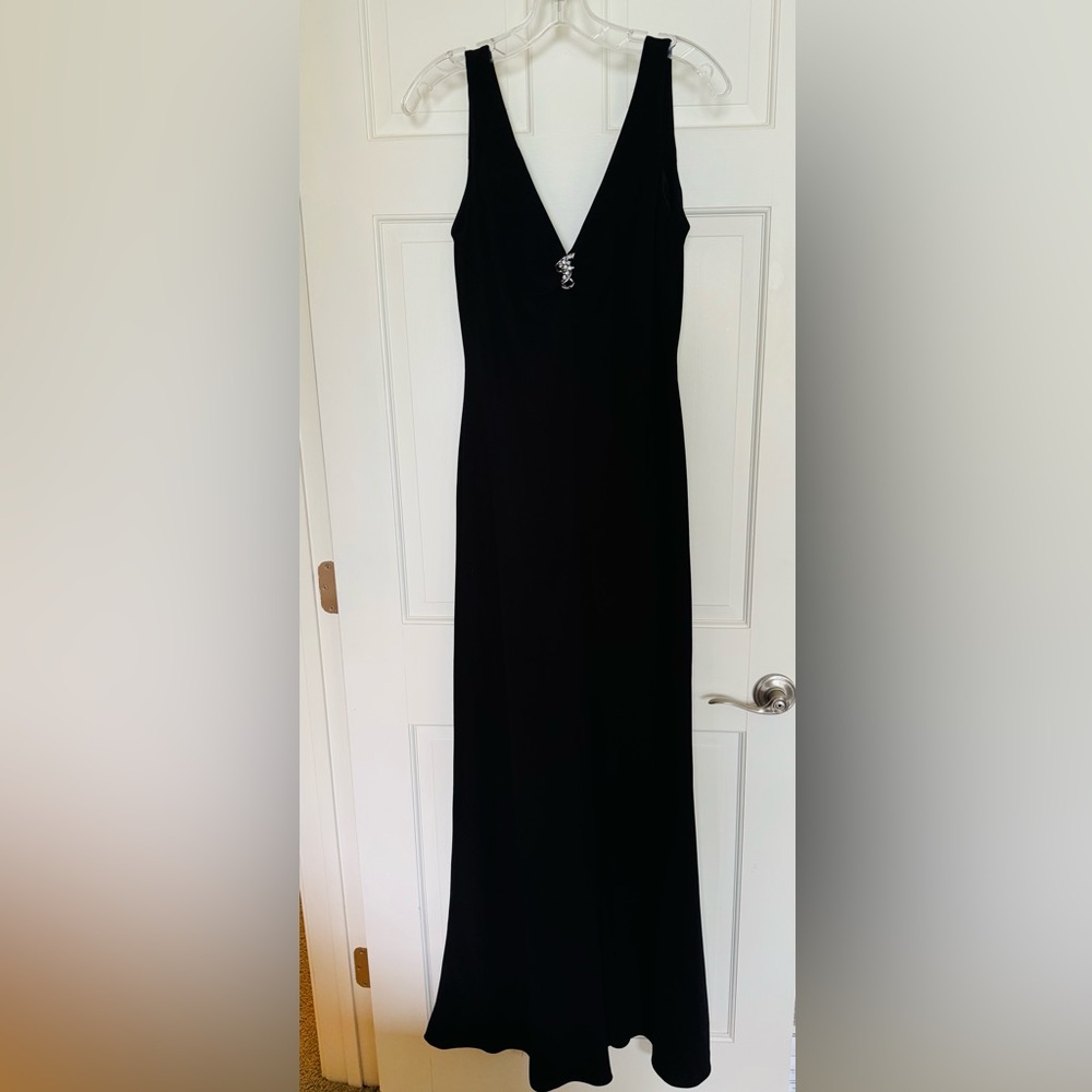 Vintage Jones New York Evening black gown SZ 10